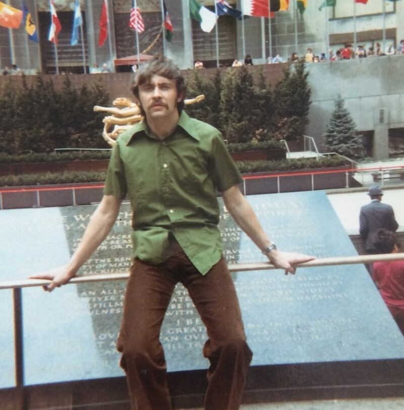 Father’s Day: Una Mullally’s dad, Brendan, in New York in 1973, the year after he and her mum got married