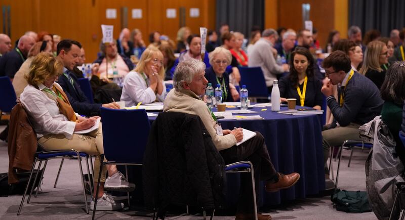 A recent meeting of the Citizens' Assembly, on drug use. The assembly  is due to discuss the future of education in the coming months. Photograph: Niall Carson/PA Wire