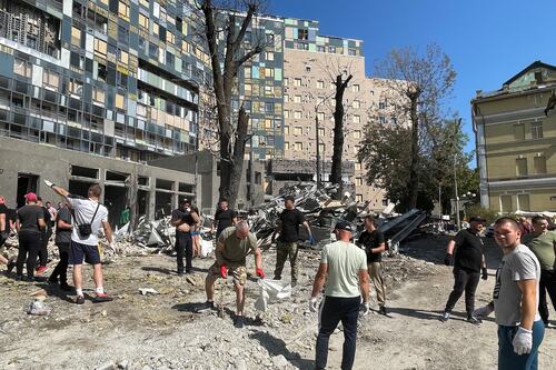 ‘Who will do it if not us?’ Kyiv hospital keeps working and plans renewal after deadly missile strike 