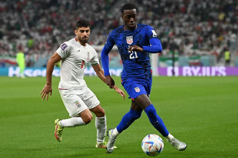 Timothy Weah moved from New York to Paris aged 14. Photograph: Glyn Kirk/AFP via Getty Images