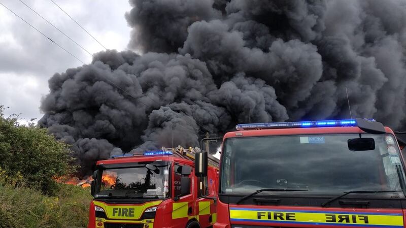 Dublin Fire Brigade says five tenders are attending the blaze.