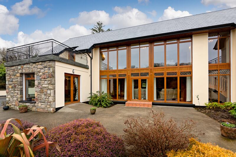 The property has lots of glazing to maximise its southerly aspect.