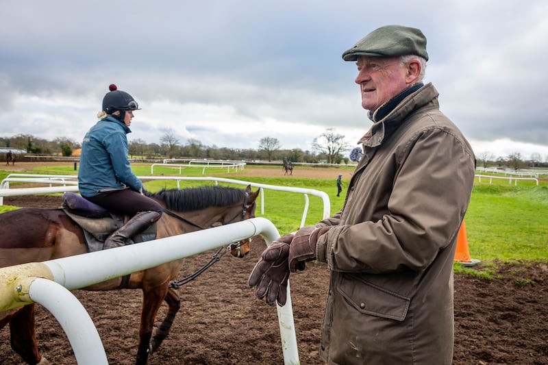 Willie Mullins: his nine winners at Cheltenham last year took him past a century of festival winners and ultimately to the British trainers’ championship, the first by an Irish person in 70. Photograph: Morgan Treacy/Inpho 