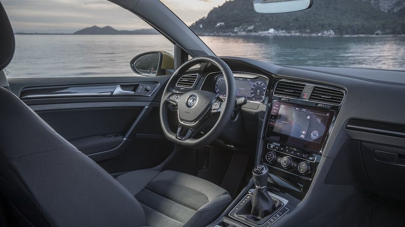 The new Golf comes with the option of a 12.3-inch active info display