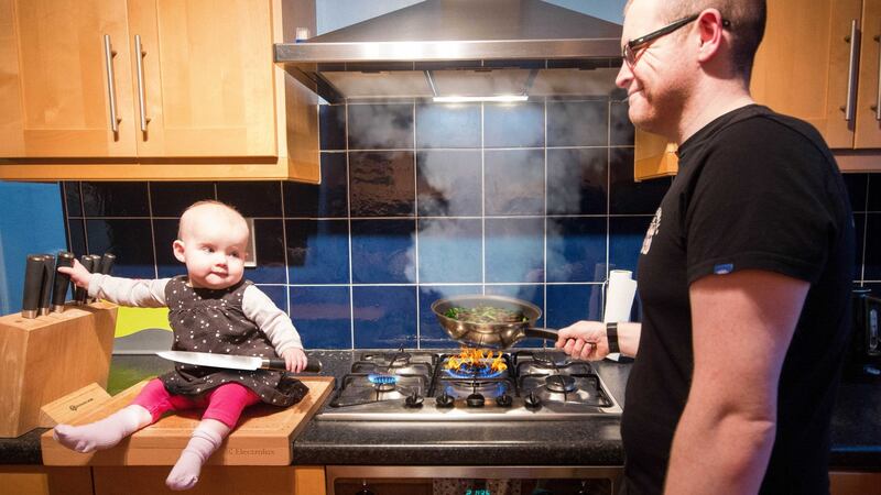 Stephen Crowley’s photos of his daughter Hannah Photoshopped into perilous scenarios to raise awareness of the Bone Marrow Registry. For Brian Boyd story