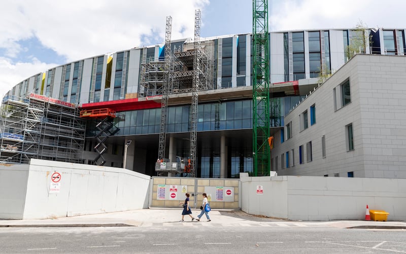 The new national children's hospital site has yet to be completed. Photograph: Colin Keegan/Collins Dublin