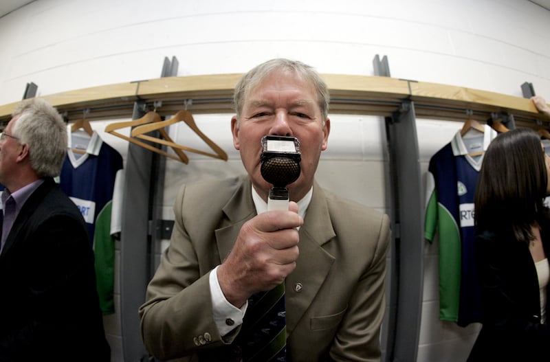 The artist known as ... Mícheál Ó Muircheartaigh. Photograph: Donall Farmer/Inpho