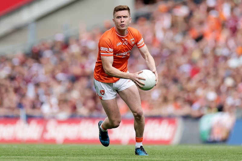 Armagh's Ross McQuillan has experienced top-flight football in Australia and Ireland. Photograph: Laszlo Geczo/Inpho