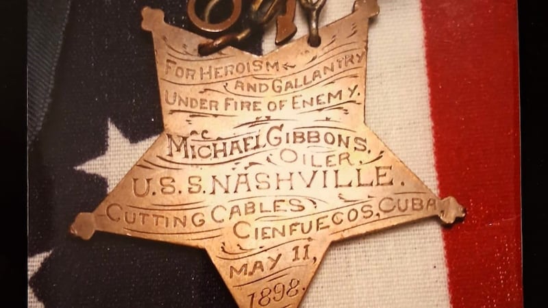 Medal of Honor belonging to Mayo-born Michael Gibbons won during the Spanish-American War of 1898