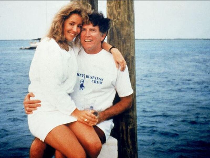 Gary Hart pictured with Donna Rice in 1988, in a shot which helped end his chances of becoming US president. File photograph: AP