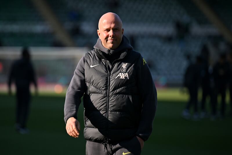 Liverpool manager Arne Slot. Photograph: Dan Mullan/Getty