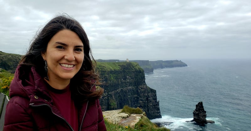 Lorena Alquinta González who moved to Ireland in April 2022. Photograph: Sorcha Pollak