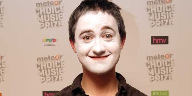 Look at the happy head on him! Conor O'Brien from Villagers marks his Choice Music Prize win last year