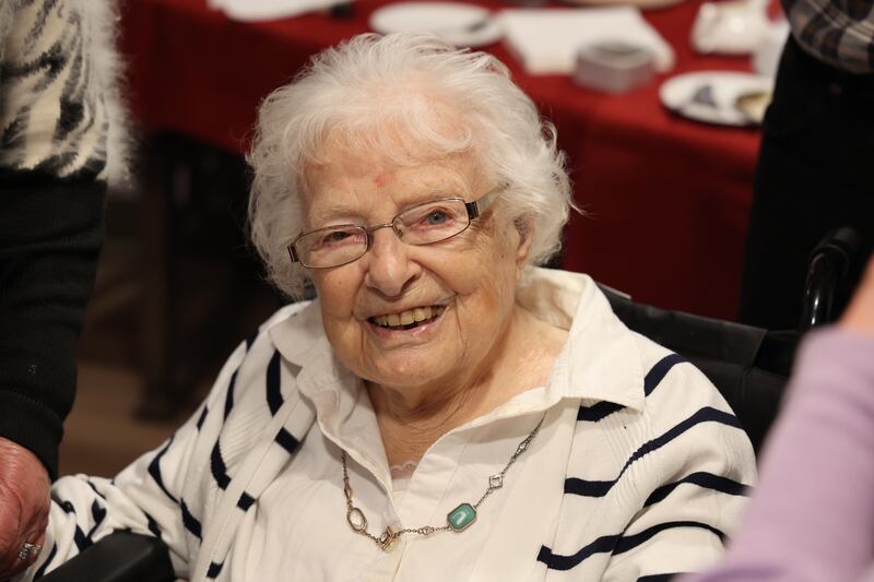 Gerardine Cusack's daughter Linda describes her 104-year-old mother as a very creative and feisty person; the sort of person who was 'very good at everything'. Photograph: Nick Bradshaw