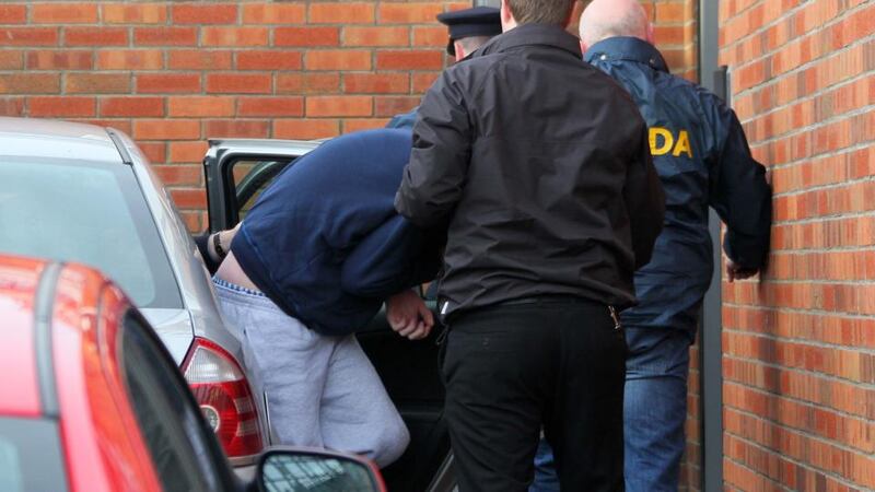 Keith Hall pictured entering Tallaght District Court in February last year. Photograph: Collins