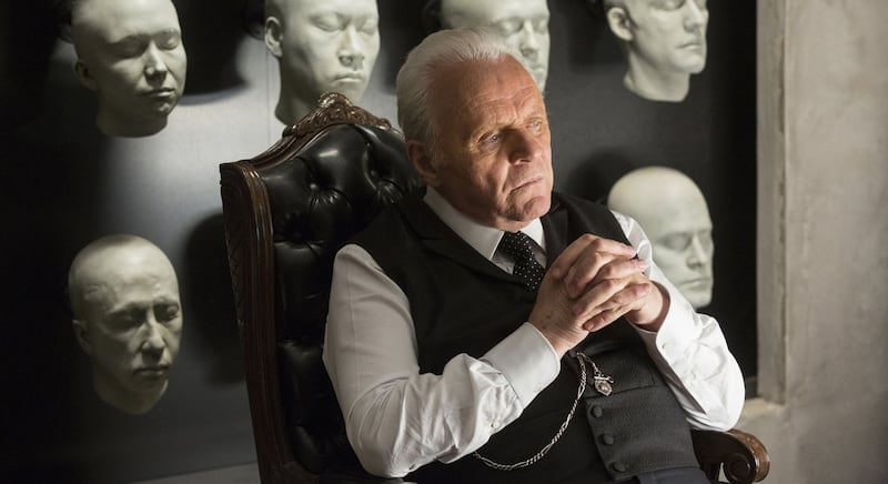 Go west: Anthony Hopkins as Dr Robert Ford in Westworld. Photograph: HBO