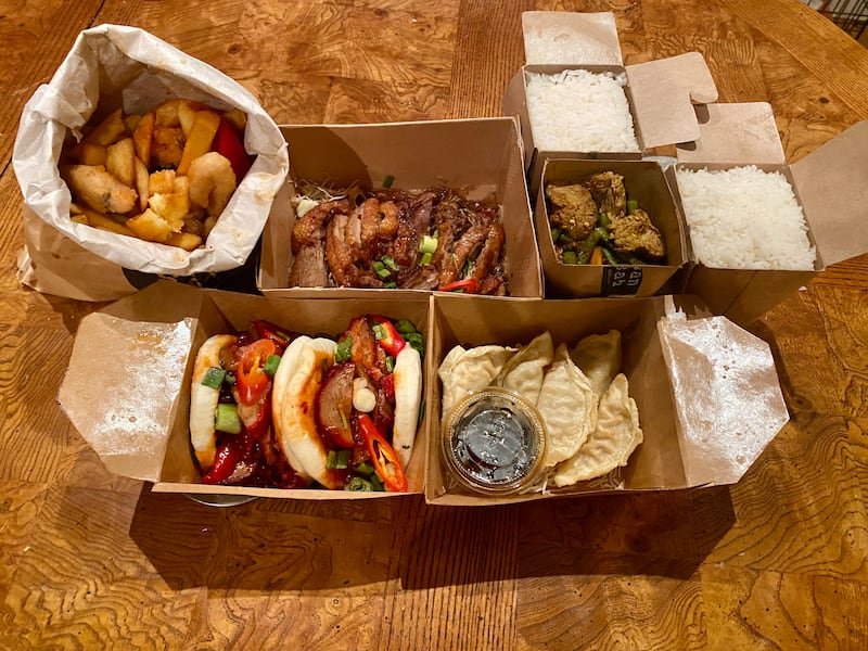 San Sab takeaway, Blackrock – dinner for three people cost €55.75