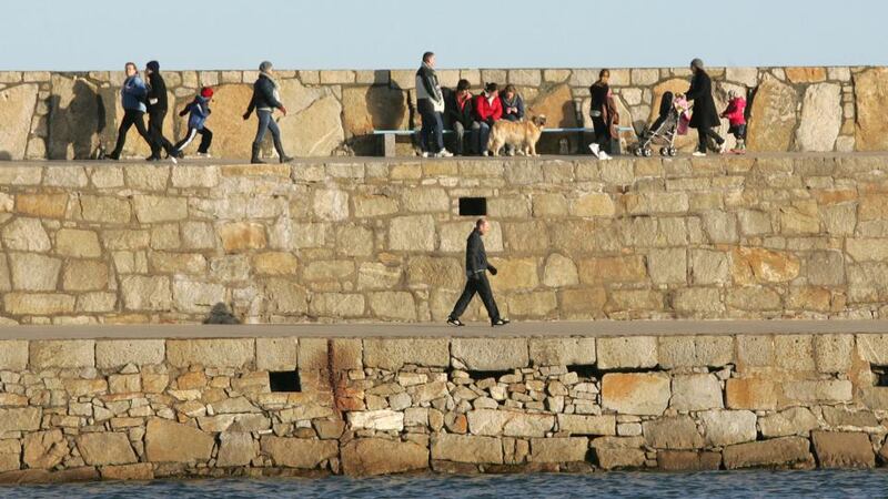 The council has twice before voted to go ahead with the urban beach project at the East Pier in Dún Laoghaire, estimated to cost €2.5 million to construct, including about €300,000 in planning costs.  File photograph: Alan Betson/The Irish Times