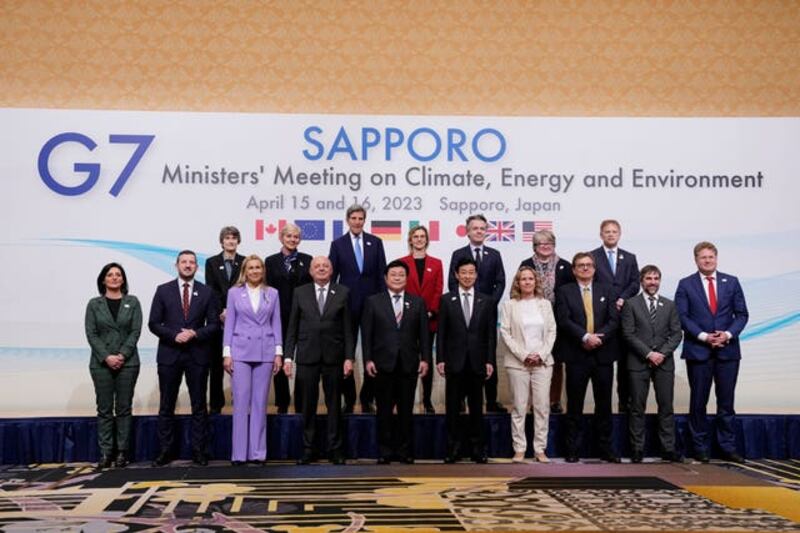 The G7 nations account for 40 per cent of the world’s economic activity and a quarter of global carbon emissions. Photograph: AP