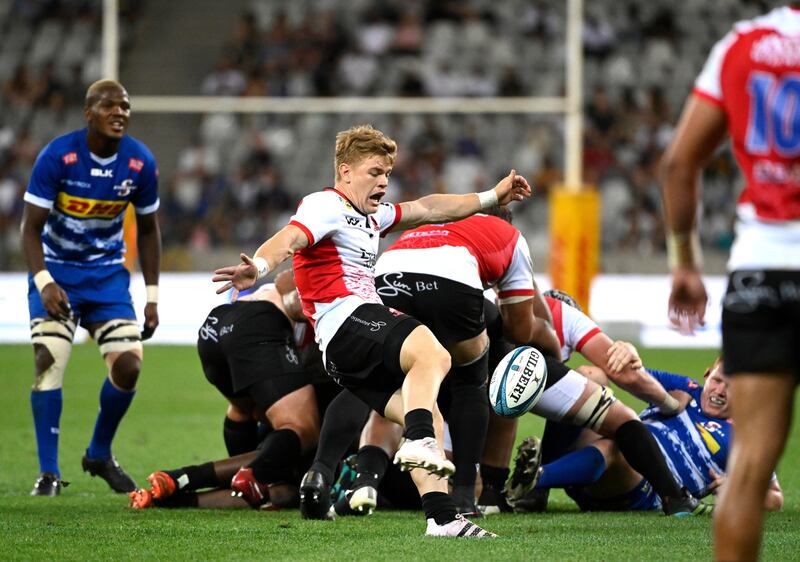 Morne van den Berg starts at scrumhalf for the Lions. Photograph: Steve Haag Sports/Thinus Maritz /Inpho