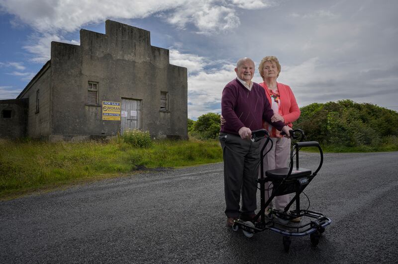 The Ballroom of Romance: Bridgie and William Togher managed Corrigan’s dance hall in the 1950s. They both played extras in the movie. Photograph: Michael Mc Laughlin