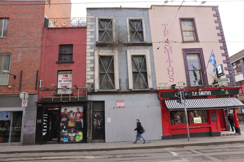 19 Abbey Street Upper, beside Smith's pub, in Dublin city centre. Photograph: Alan Betson/The Irish Times

