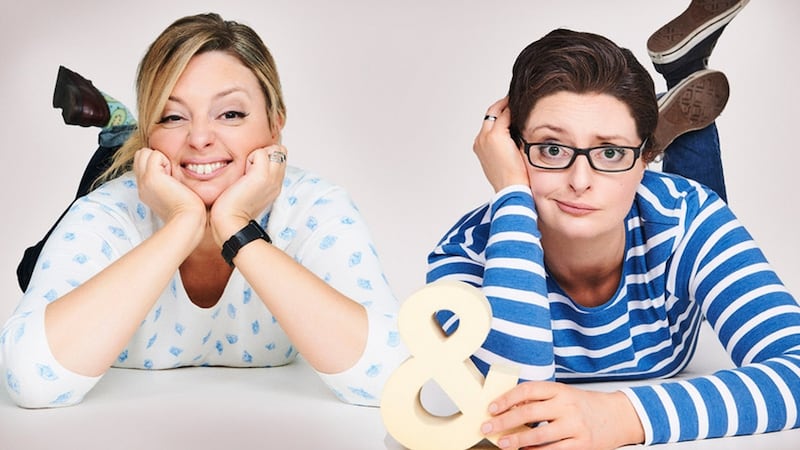 Morgana Robinson as Mel and Sue in The Agency