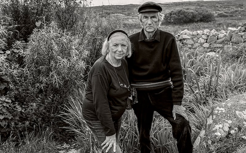 Connemara home: Noel Browne with his wife, Phyllis