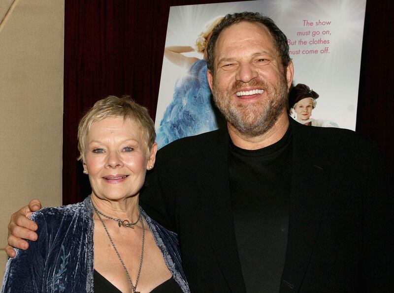 Judi Dench and Harvey Weinstein at a screening in New York in 2005. Photograph: Scott Wintrow/Getty