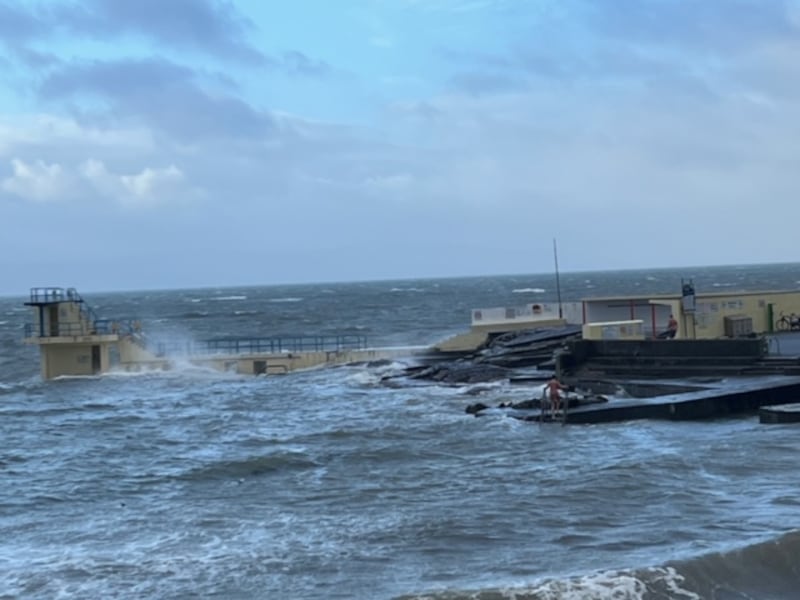 Swimmers at Black Rock in Galway. Photograph: Media West (Ireland)