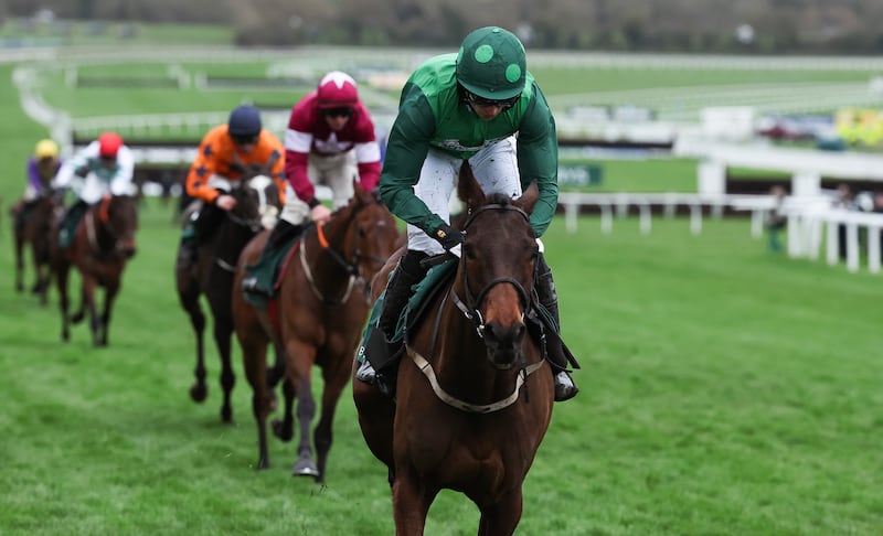 Patrick Mullins on Jasmin De Vaux. Photograph: Tom Maher/Inpho