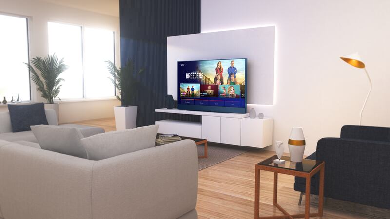 Sky Glass is the company's first TV and is marketed as a clutter-free, elegant item of furniture. Photograph: Sky