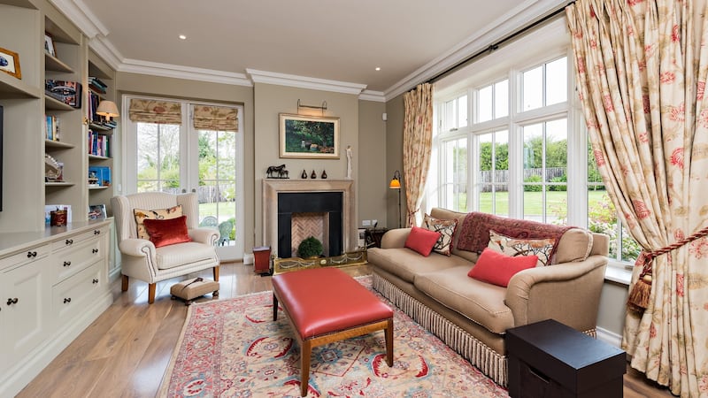 The 366sq m (3,945sq ft) home is graceful but cosy, timeless but with touches of edgy chic