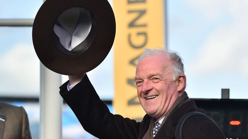 Willie Mullins is looking for a 10th consecutive win in the Morgiana Hurdle. Photograph: Glyn Kirk/Getty/AFP