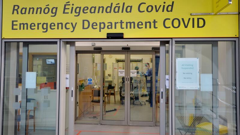 The Covid Emergency Department at St Vincent’s University Hospital, Dublin. Photograph: Alan Betson/The Irish Times