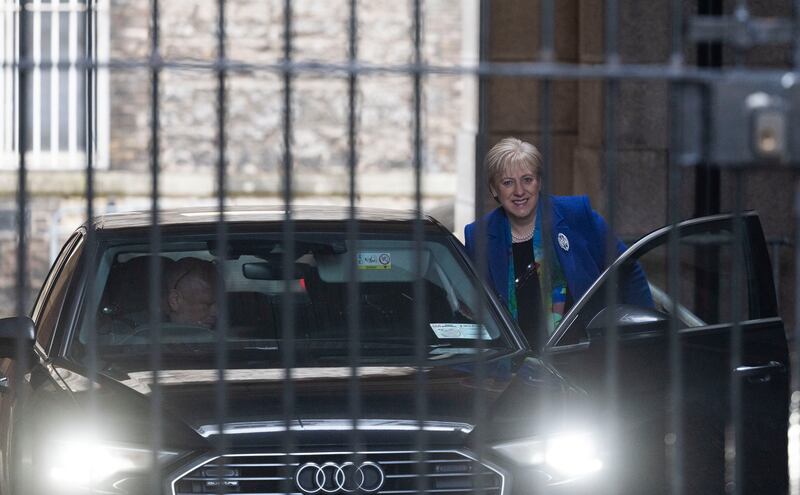 Heather Humphreys, then minister for social protection, outside Government Buildings in October. Photo: Sam Boal/Collins