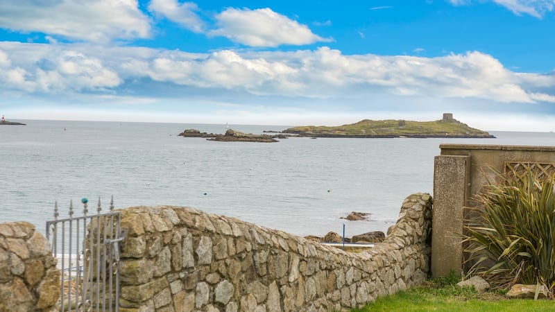 Garden with view of Dalkey Island