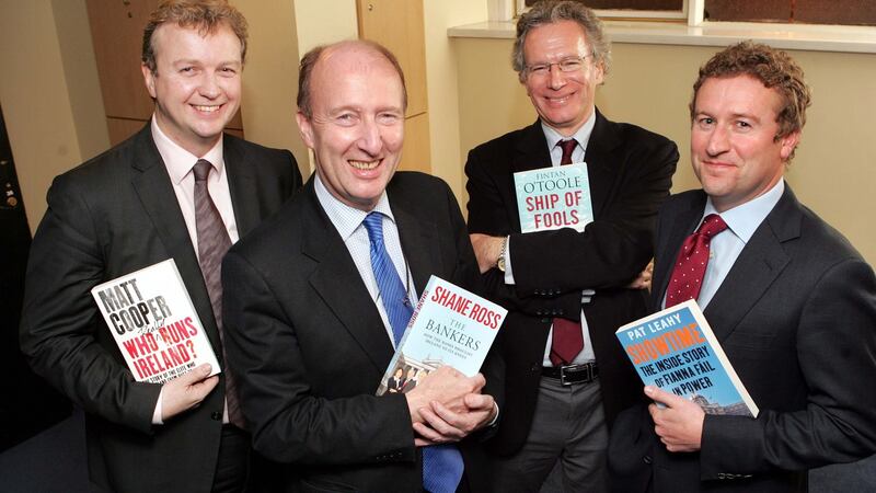 Matt Cooper, Shane Ross, Fintan O’Toole and Pat Leahy: vocal critics of the powers that be, back in November 2009.