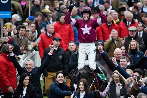 Gold Cup win brings a tear, almost, to Michael O’Leary’s eye