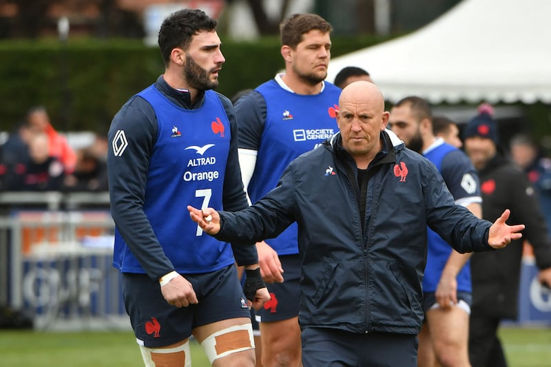 Sexton acknowledged Shaun Edwards' influence on this French side. Photograph: Gaizka Iroz/AFP via Getty Images  