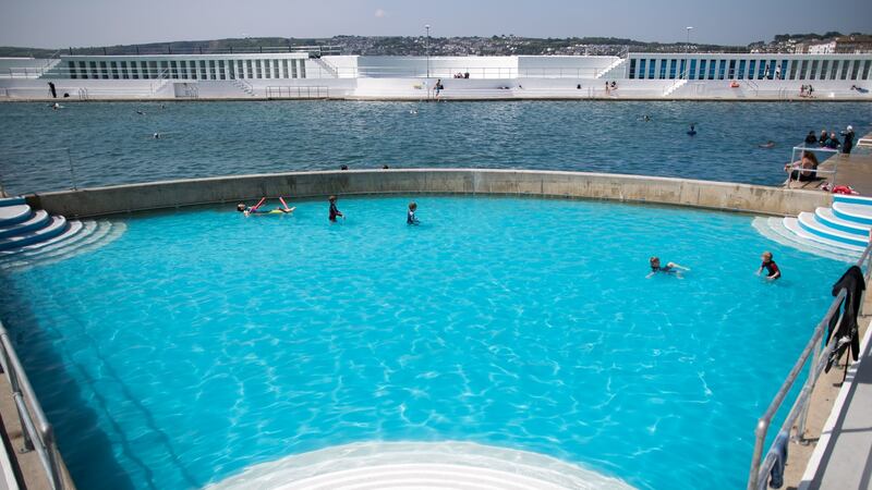 The  Jubilee Lido was just a 10 miuntes’ walk from Penzance train station.   Photograph: Matt Cardy/Getty Images