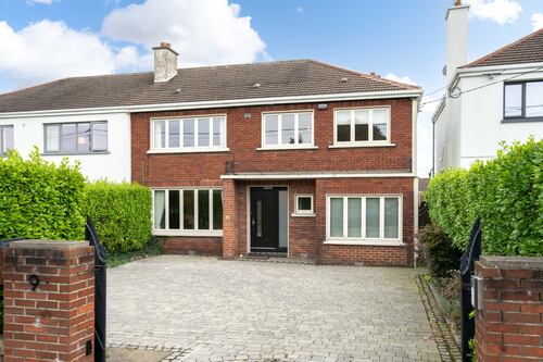 Four-bed close to amenities on Blackrock’s Carysfort Avenue for €1.095m
