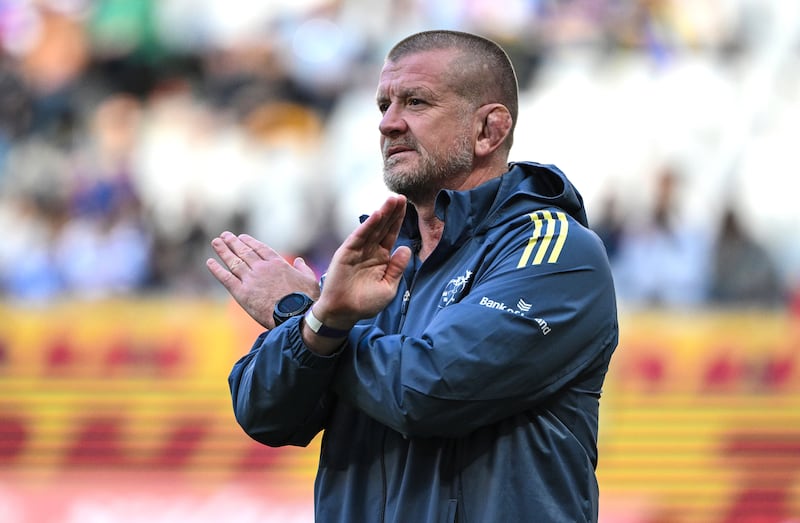 Munster's head coach Graham Rowntree. Photograph: Thinus Maritz/Inpho/Steve Haag Sports