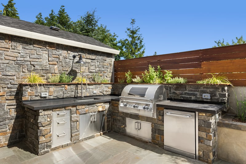 Demand predicted for outdoor kitchens. Photograph: Getty Images/iStockphoto