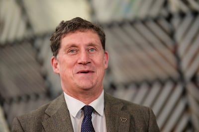 Eamon Ryan before a meeting of the EU energy ministers' council in Brussels earlier this month. Photograph: Thierry Monasse/Getty Images