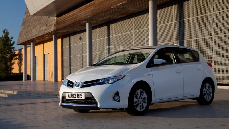 The Toyota Auris petrol hybrid