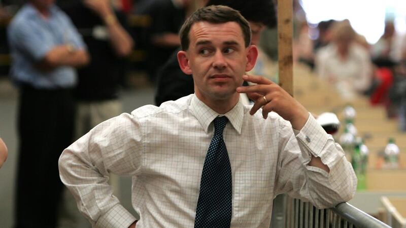 Justin Barrett waiting to hear of his elimination at the count for Ireland East in the European elections in Garristown, Co Meath, June 2004. Photograph: Frank Miller