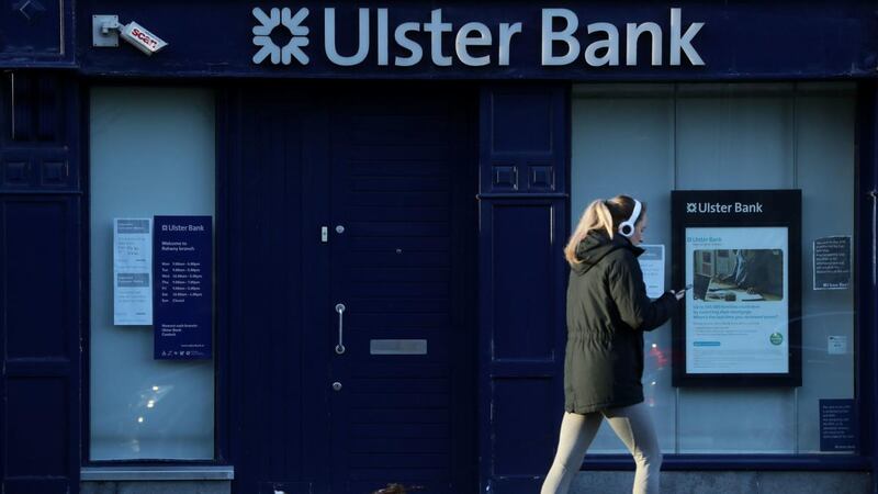 Ulster Bank was the first of the State’s big banks to announce its intention to up sticks. Photograph: Brian Lawless/PA