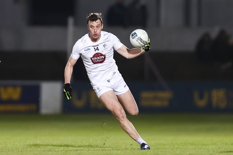 Kildare's Darragh Kirwan during last season's Division Two clash against Cavan at Cullen Park. Photograph: Tom Maher/Inpho