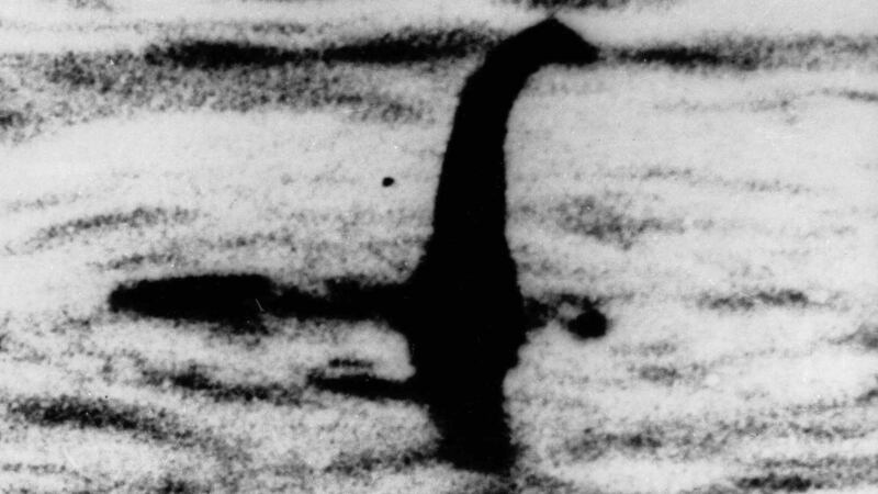 An undated file photo of a shadowy shape that some people believed to be  the Loch Ness monster. Photograph:   AP Photo